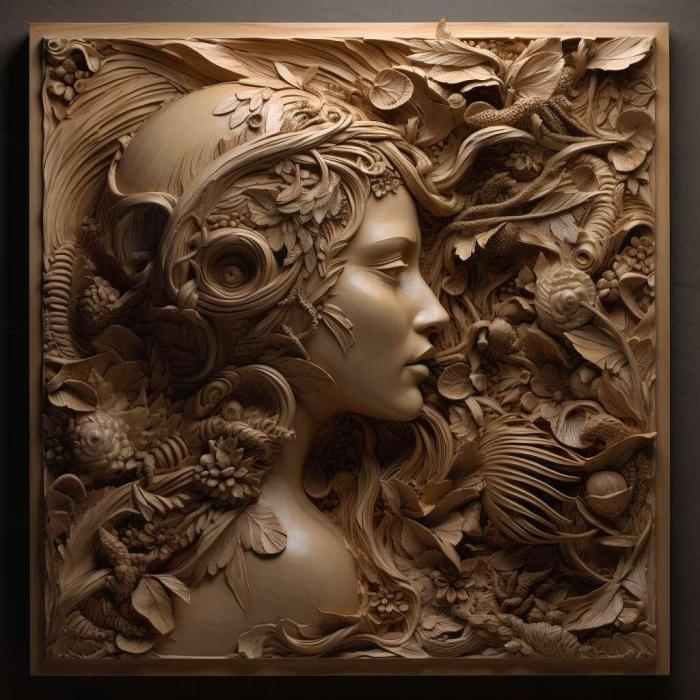 نموذج ثلاثي الأبعاد لآلة CNC 3D Art 